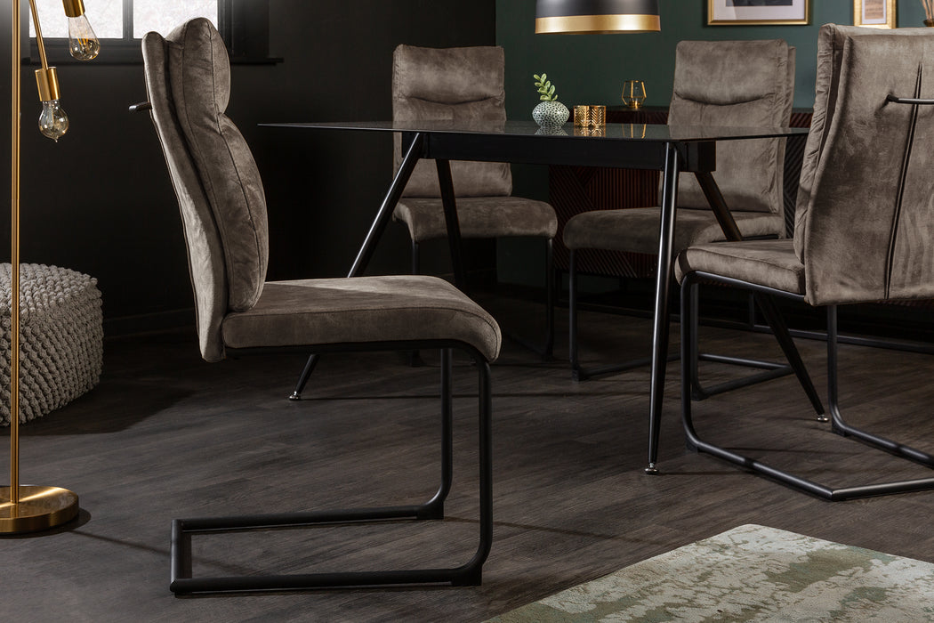 Freischwinger Ease antik taupe