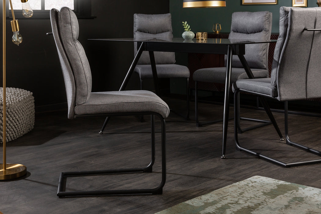 Freischwinger Ease grau