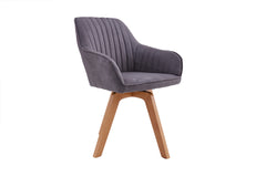 Stuhl Pisa vintage grau drehbar Buchenholz
