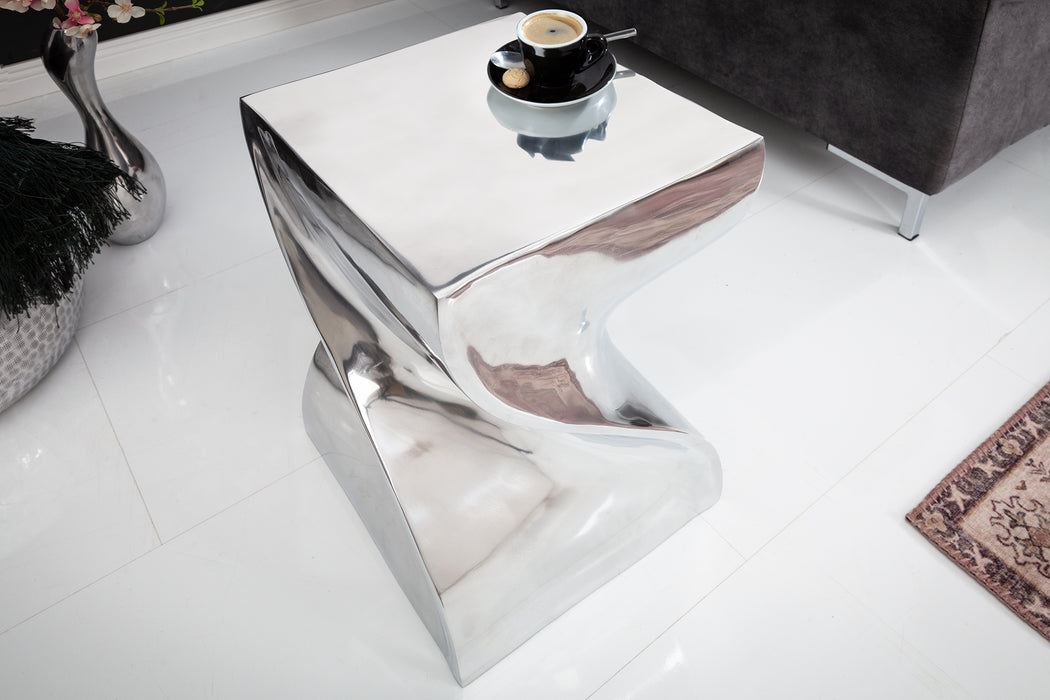 Hocker Loop 45cm silber