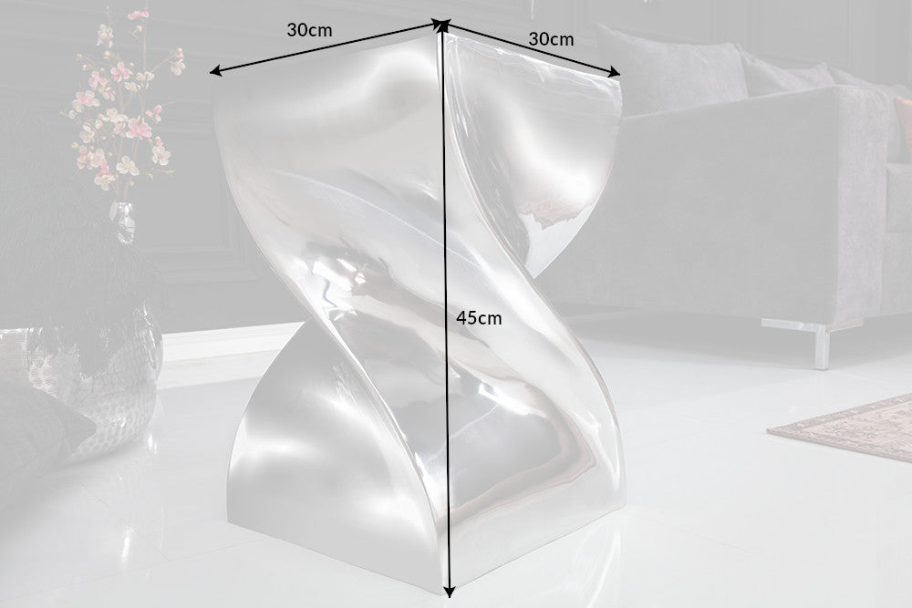 Hocker Loop 45cm silber