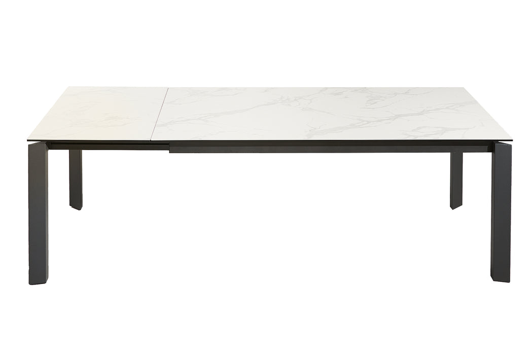 Ausziehbarer Esstisch Z8 180-240cm Weiß Marmor