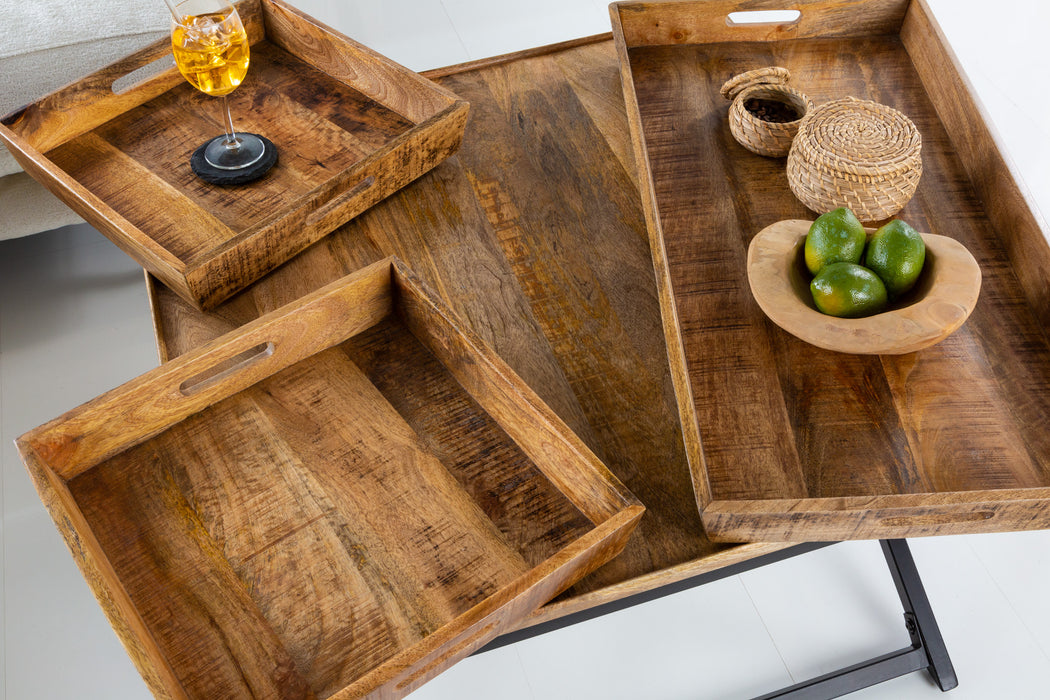 Couchtisch Matterhorn 80cm Mangoholz