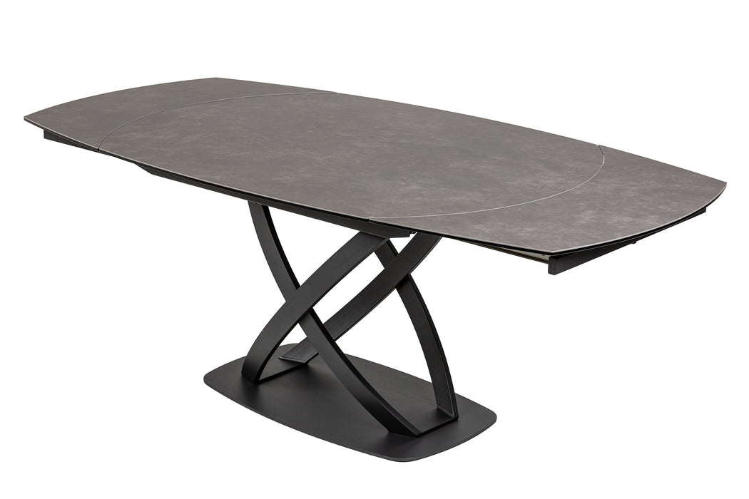 Esstisch Inceptun 130-190cm Anthrazit Keramik
