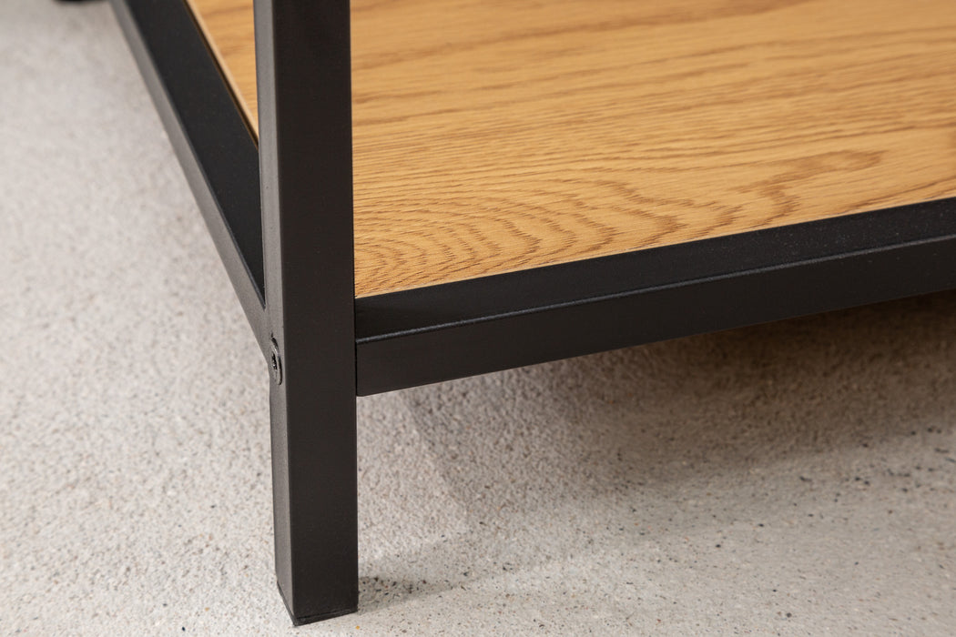 Regal Sleek Line 115x80cm Wildeiche schwarz