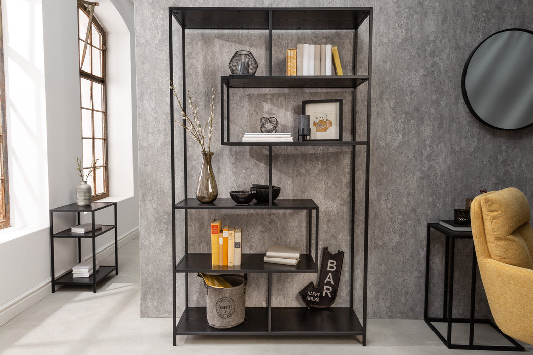 Regal Sleek Line 185x115cm Esche schwarz