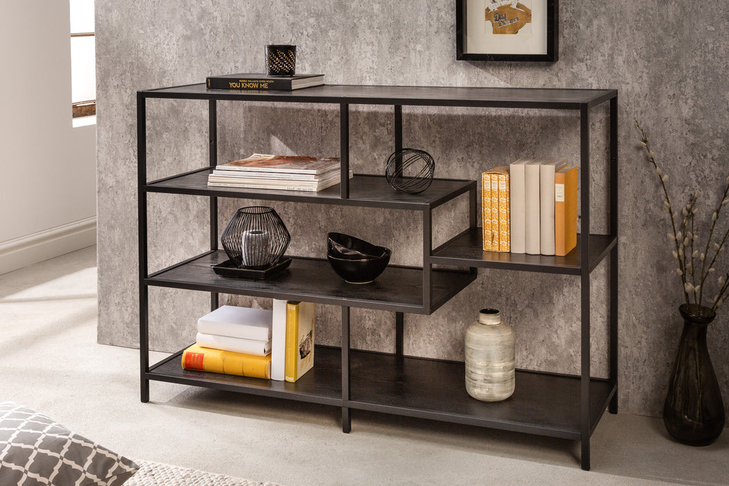 Regal Sleek Line 115x80cm Esche schwarz