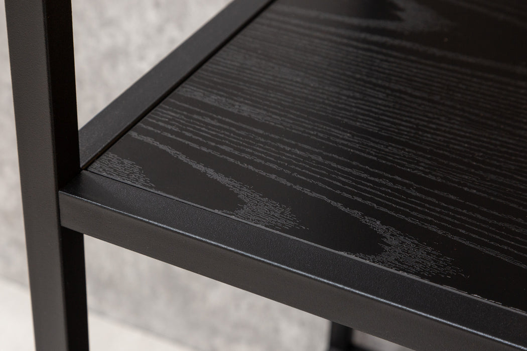 Regal Sleek Line 115x80cm Esche schwarz