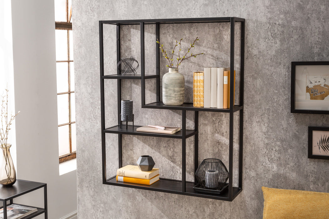 Wandregal Sleek Line 90cm Esche schwarz