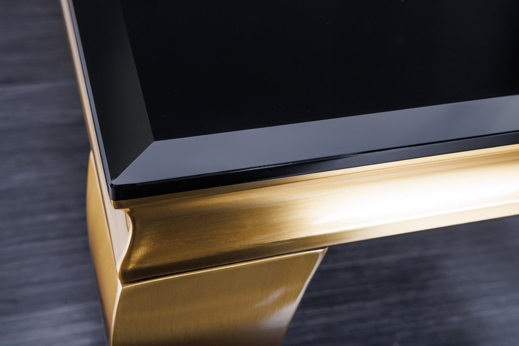 Couchtisch Barock 100cm gold Opal