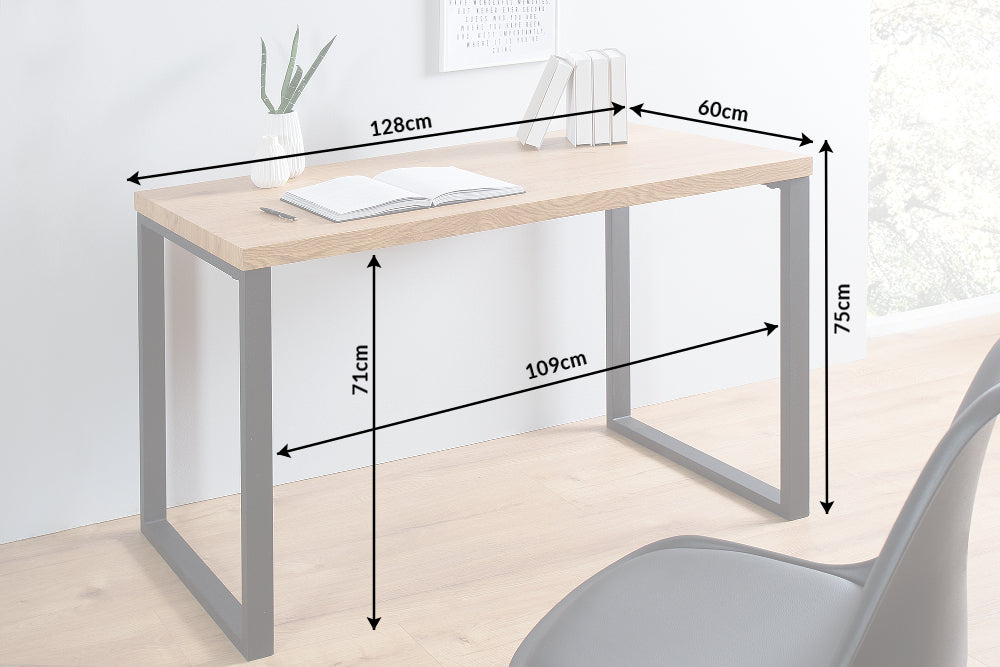 Schreibtisch Maple Desk 120cm schwarz Eiche
