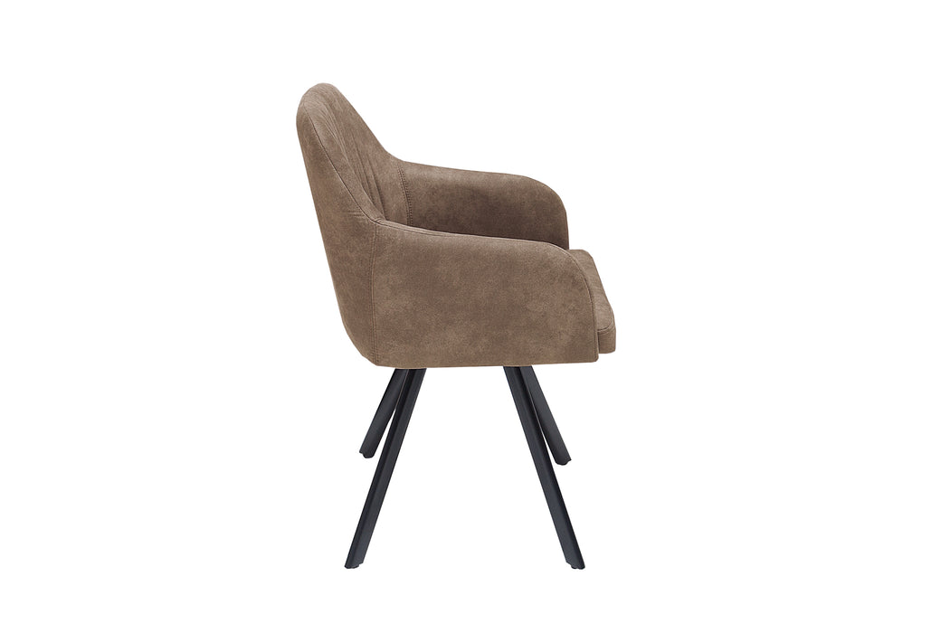 Stuhl Siena taupe braun