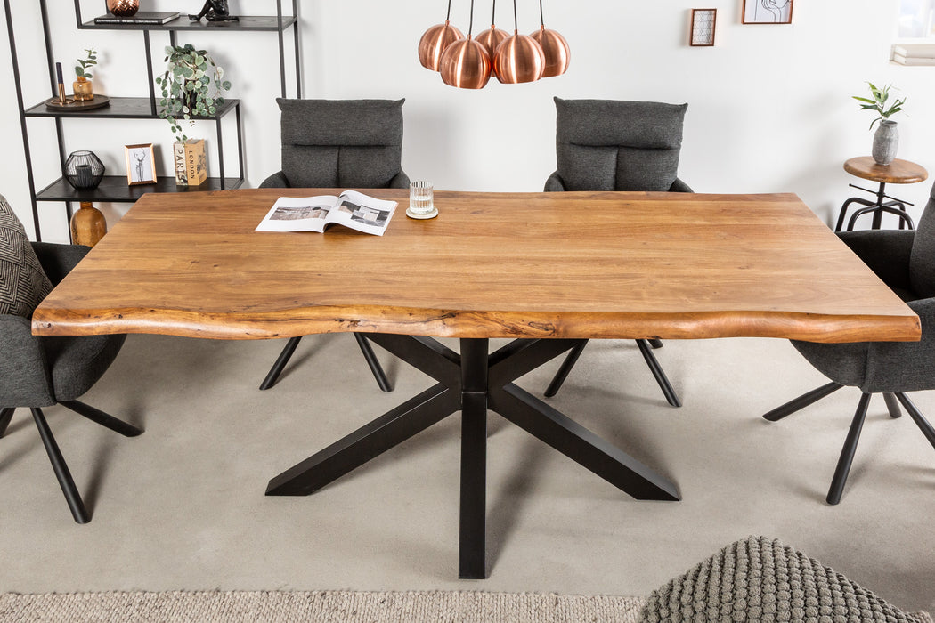 Esstisch Engelberg Nature 220cm Akazie 60mm