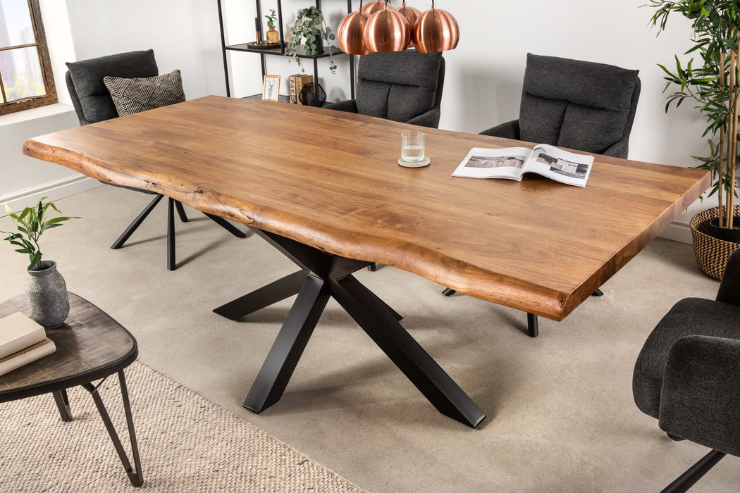 Esstisch Engelberg Nature 220cm Akazie 60mm