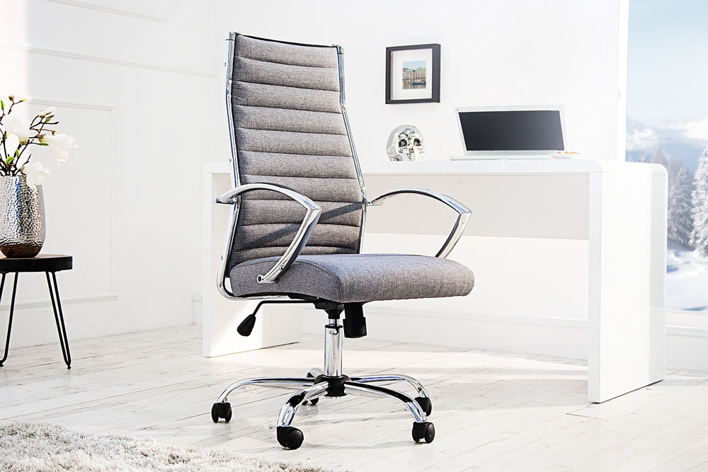 Bürostuhl Wealth 107-117cm grau