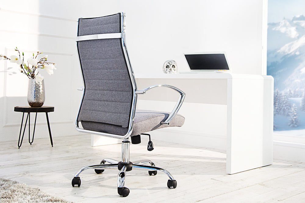 Bürostuhl Wealth 107-117cm grau