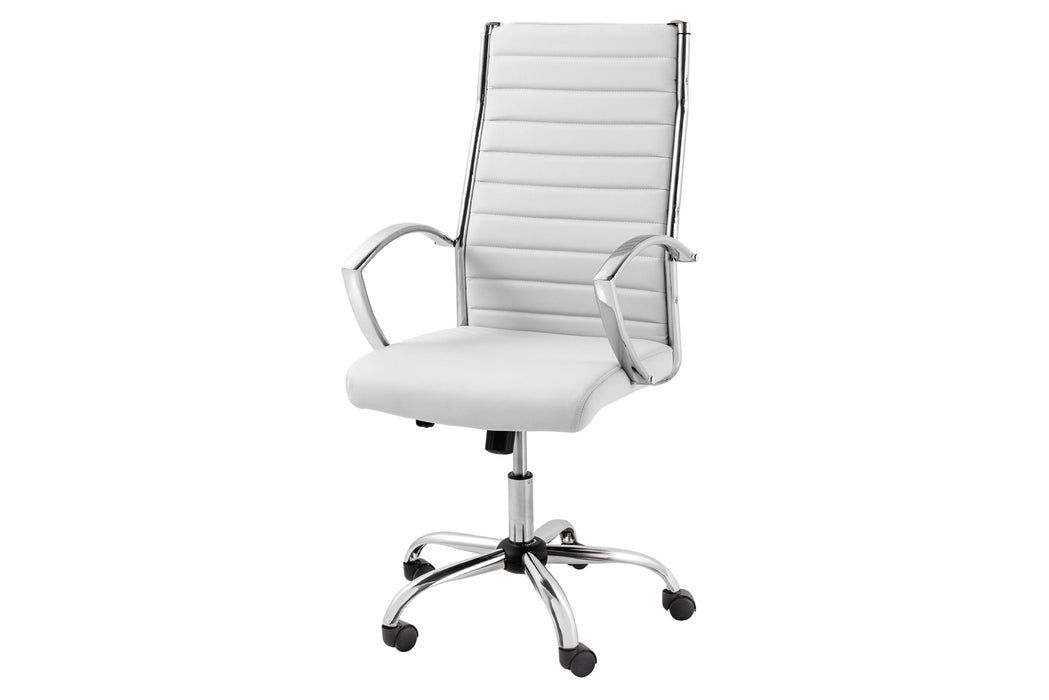 Bürostuhl Wealth 107-117cm weiß