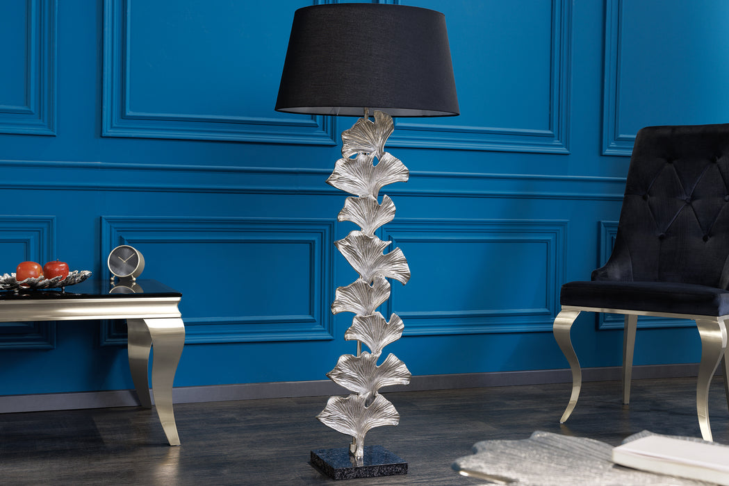 Stehleuchte Coral 122cm silber GESTELL