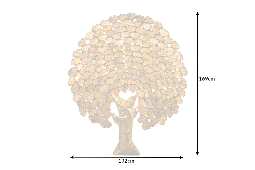 Wanddeko Goldbaum 170cm gold