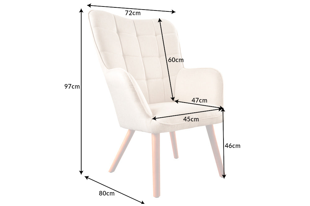 Armchair Nordica natural