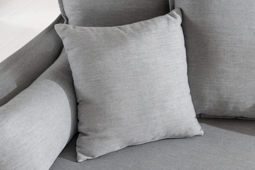Sofa Clouds 200cm Leinen Grau