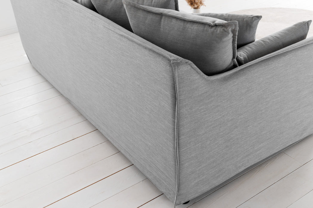 Sofa Clouds 200cm Leinen Grau