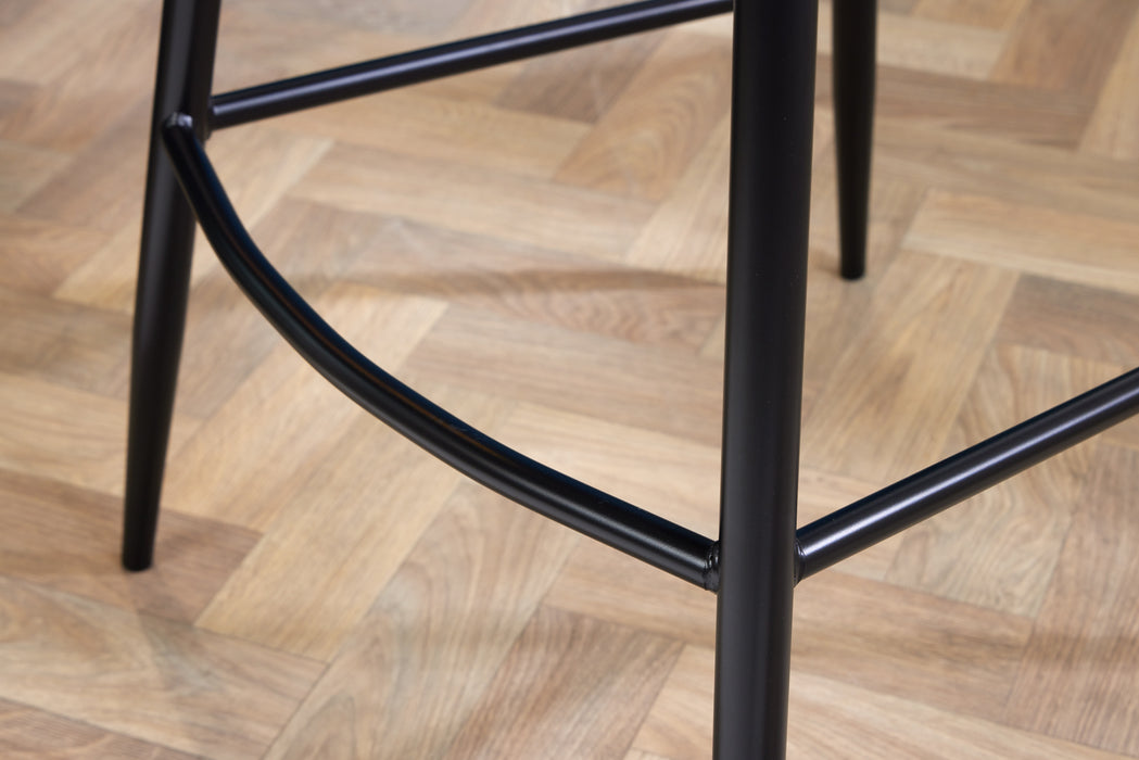 Barhocker The Nordic Ease Samt champagner