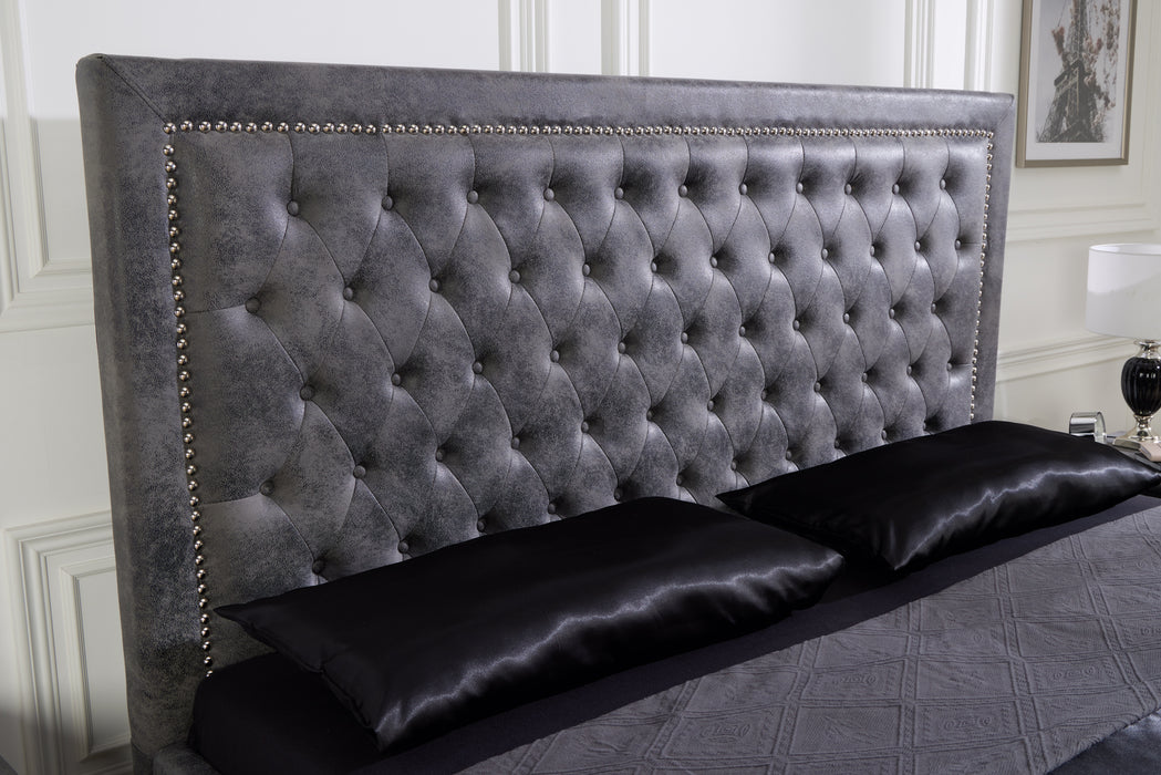 Bett Fantastica 180x200cm antik grau