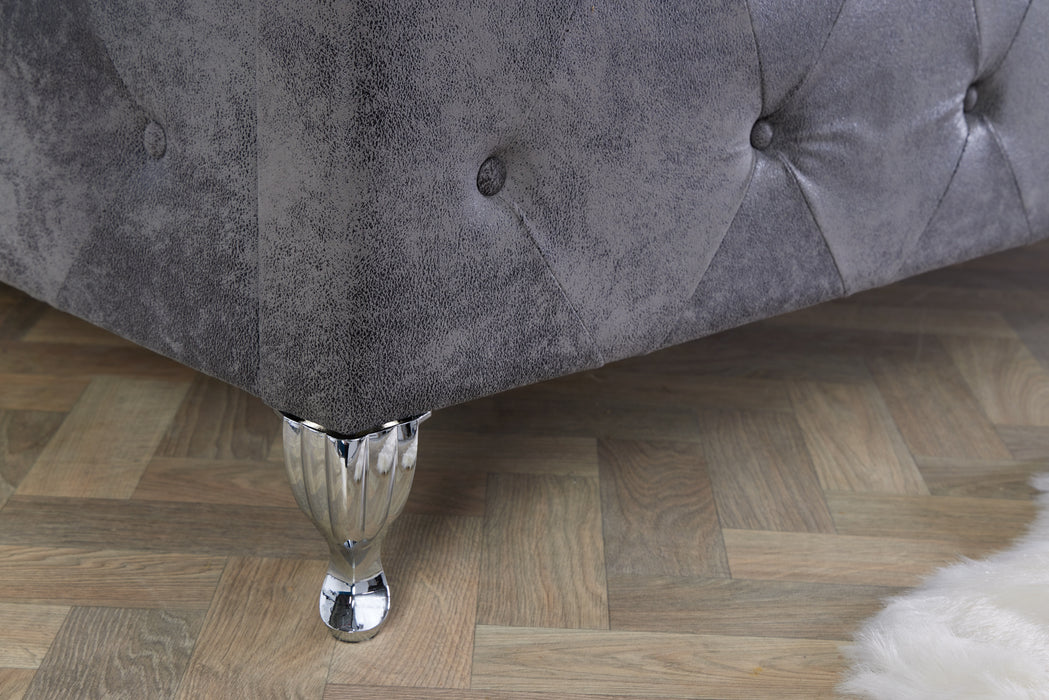 Bett Fantastica 180x200cm antik grau
