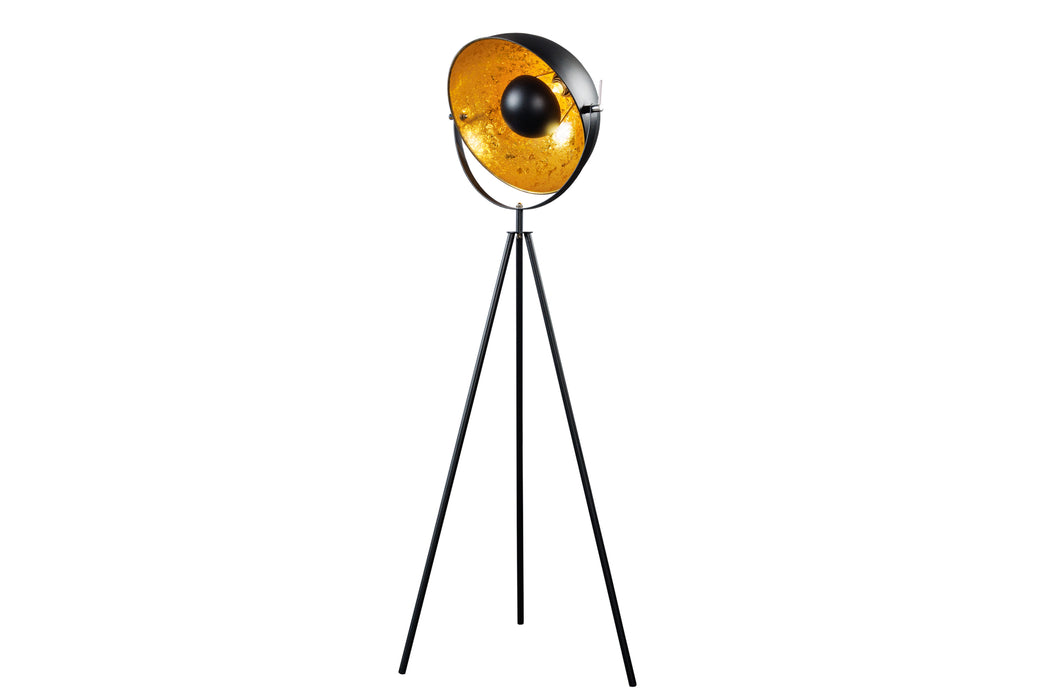 Stehleuchte Cam Set 145cm schwarz gold
