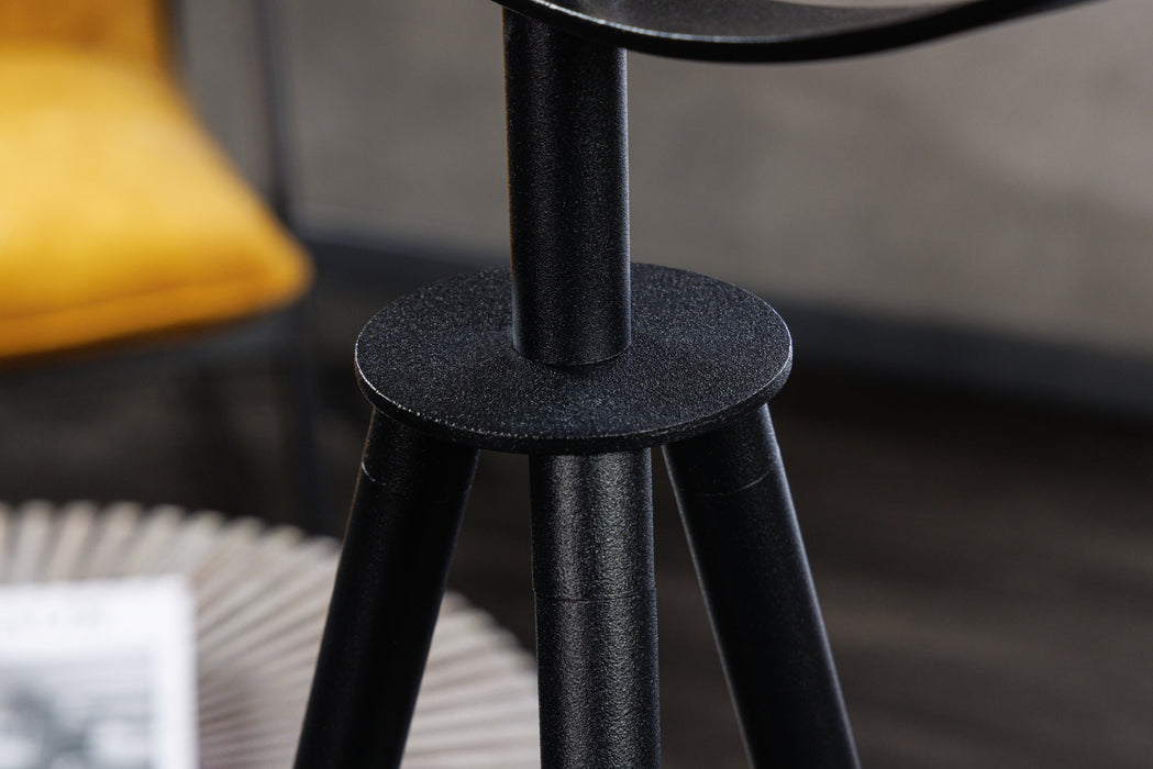 Stehleuchte Cam Set 145cm schwarz silber