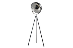 Stehleuchte Cam Set 145cm schwarz silber Edelstahl