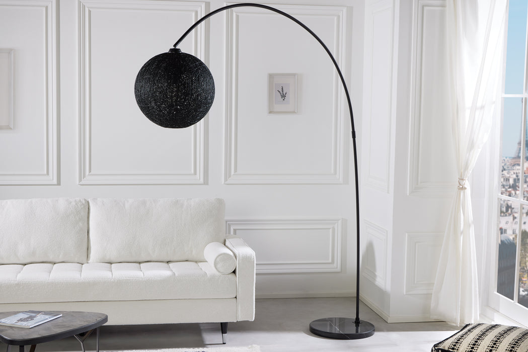 Stehleuchte Cocon 205cm schwarz