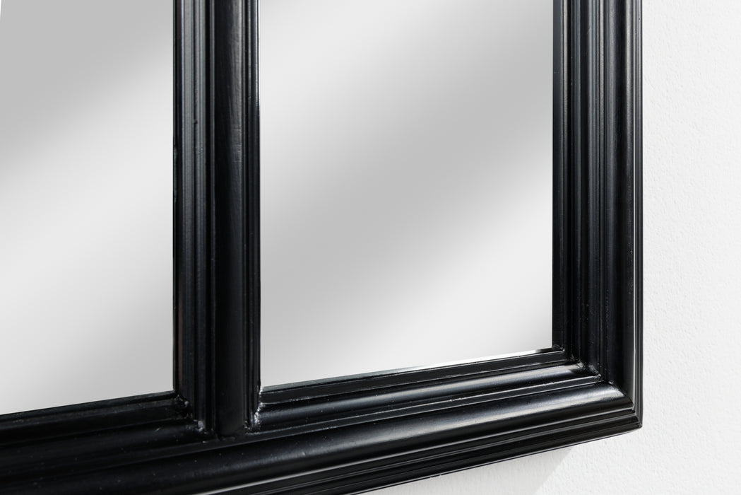 Wandspiegel Ranch 140cm Schwarz
