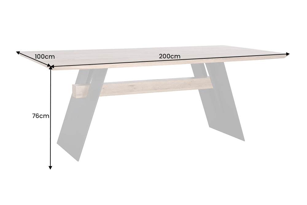 Esstisch Majestic Cedar 200cm Wildeiche 36mm Natur