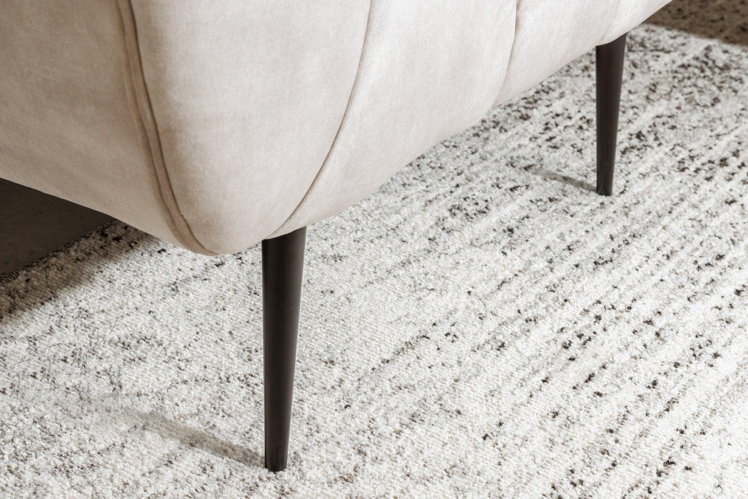Sessel Elegance champagner schwarz