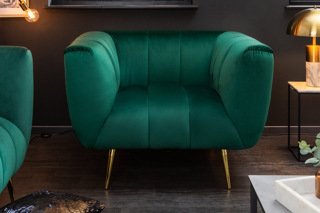Sessel Elegance smaragdgrün