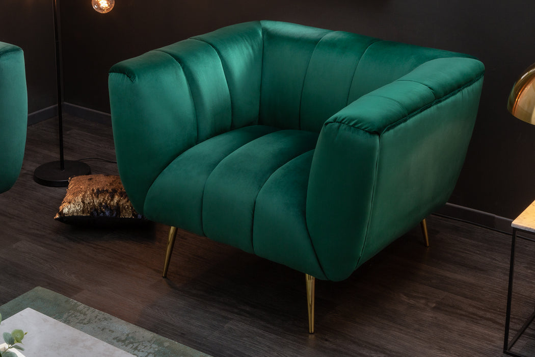Sessel Elegance smaragdgrün