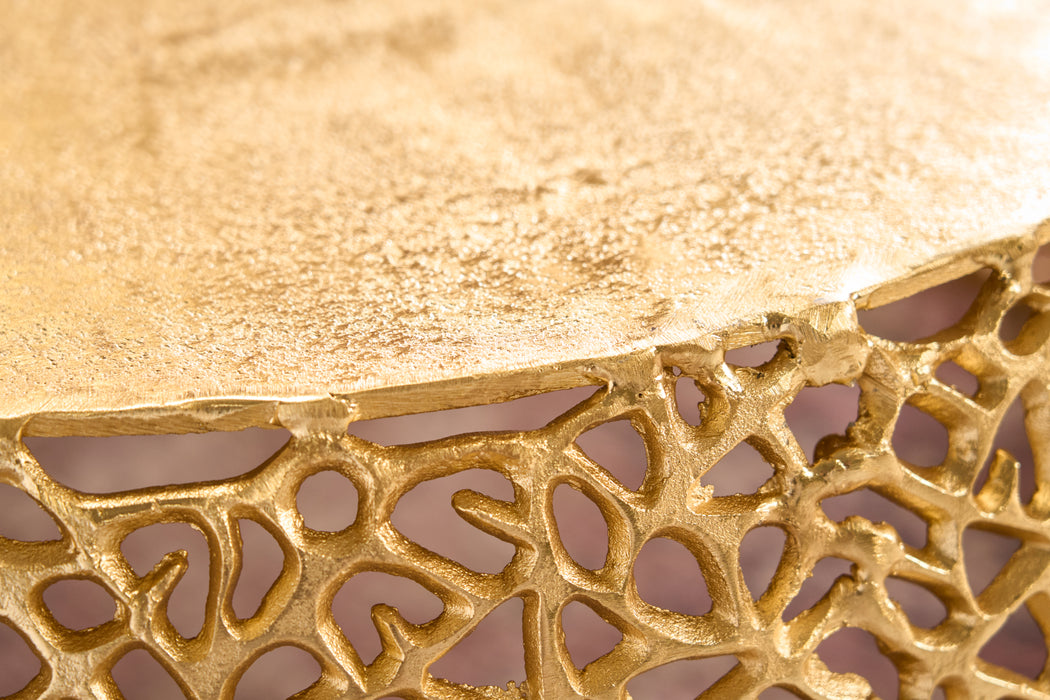 Couchtisch Petal 75cm gold