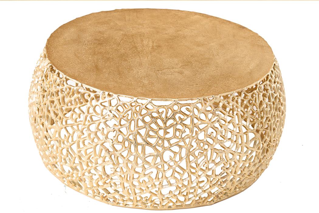 Couchtisch Petal 75cm gold