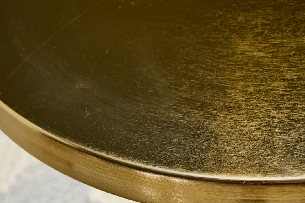 Beistelltisch Conceptual 40cm gold mit Patina