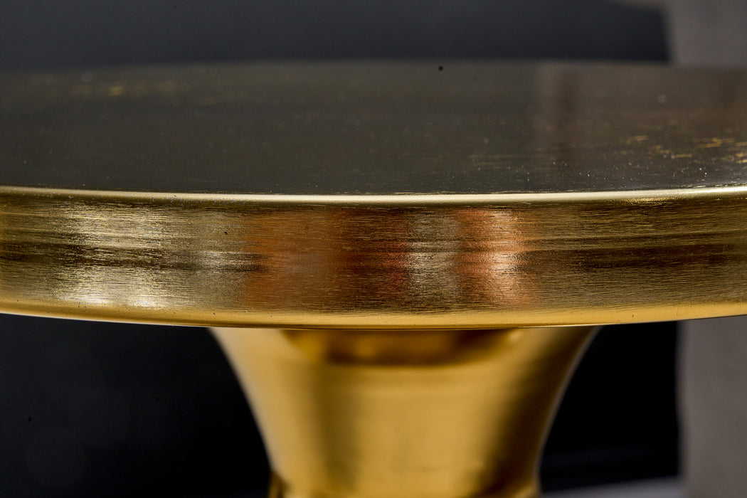 Beistelltisch Conceptual 40cm gold mit Patina