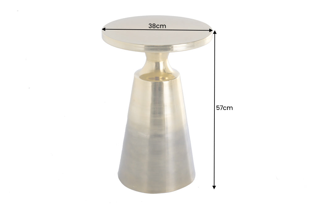 Beistelltisch Conceptual 40cm gold mit Patina