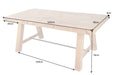 Esstisch Matterhorn 165cm Pinie 80mm Vintage Braun (5)