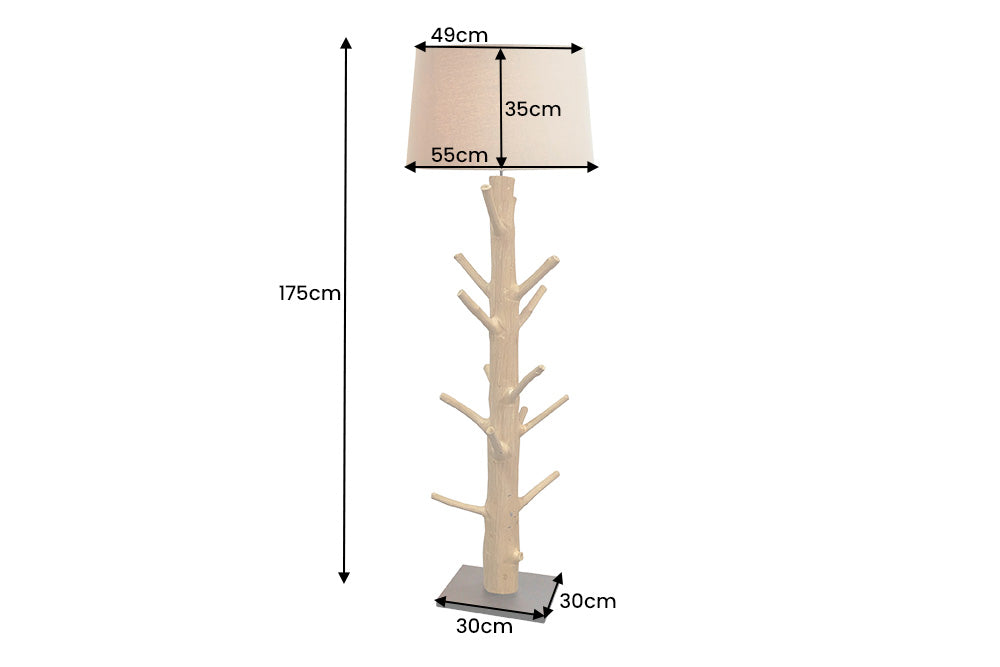 Stehleuchte Stamm Nature 175cm Mangostane