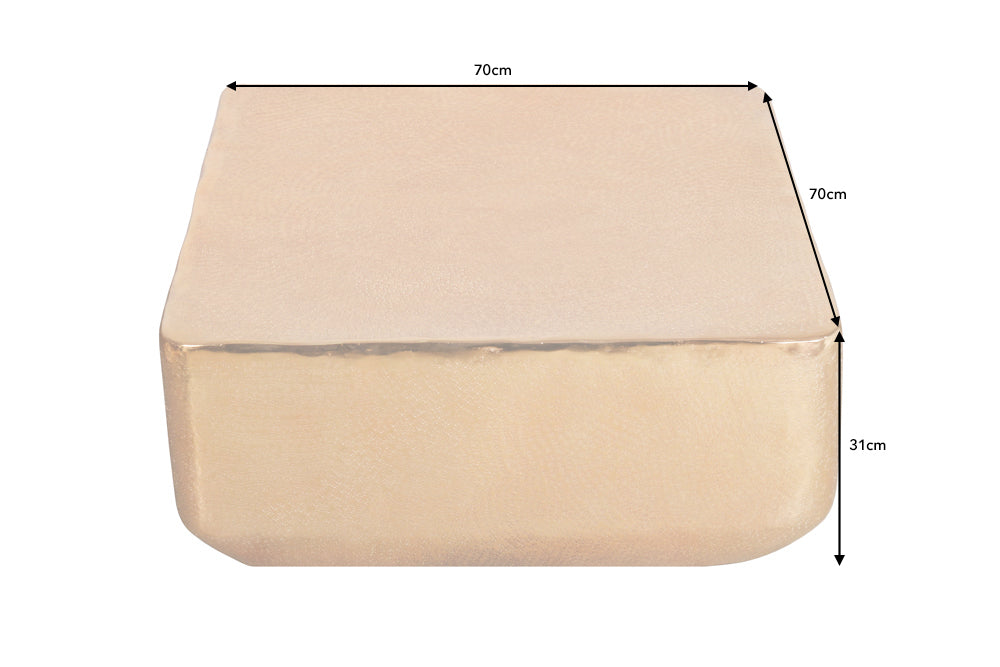 Couchtisch Module 70cm gold