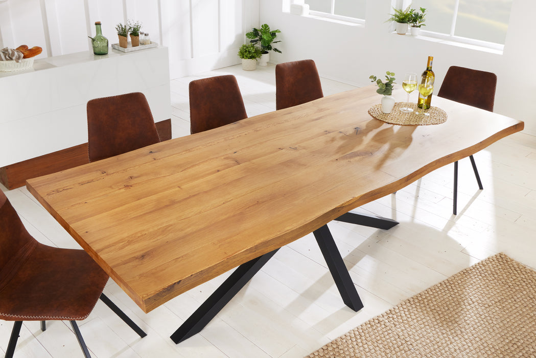 Esstisch Cosmos Star 200cm Eiche 50mm Natur