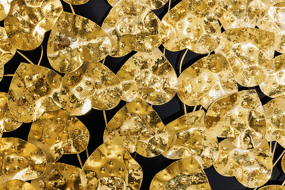 Wanddeko Goldbaum 170cm gold