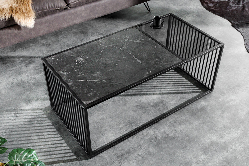 Couchtisch Design 100cm Marmor Optik