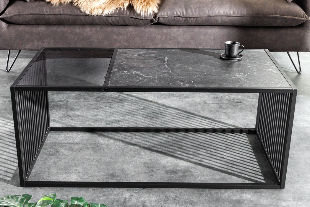 Couchtisch Design 100cm Marmor Optik